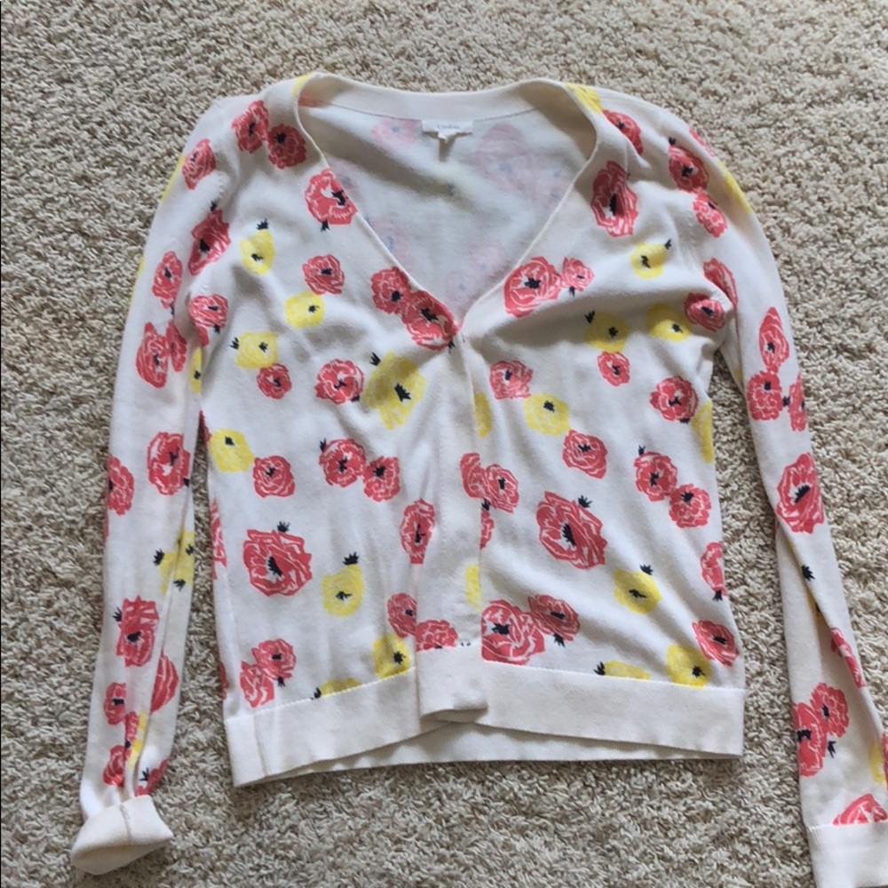 Floral sweater